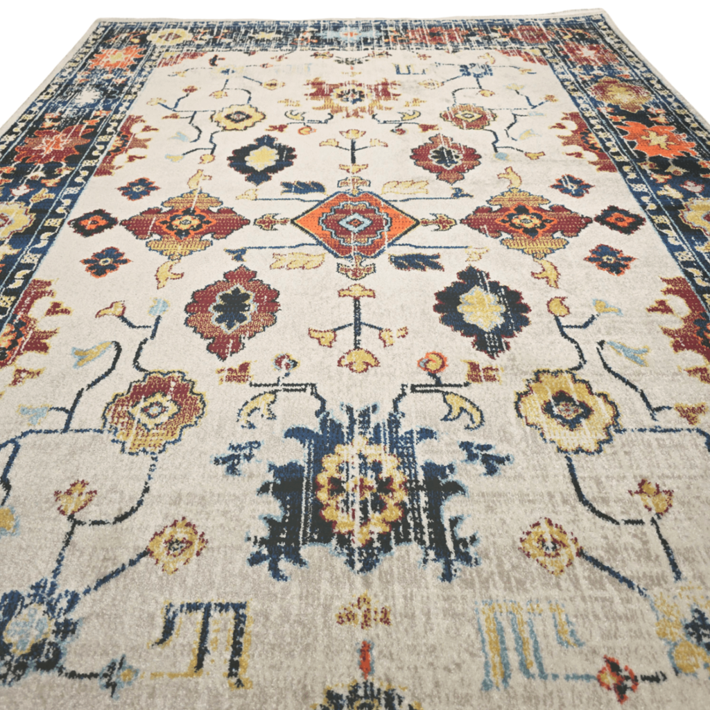 Vintage Persian Design Machine Made Rug