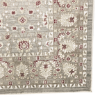 Persian Floral Grey Design Machine Made Rug