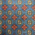 Hand-Knotted Color Afghan Akche – Wool Rug