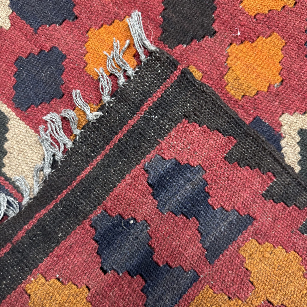 Hand-Woven Afghan Kilim – Runner Rug