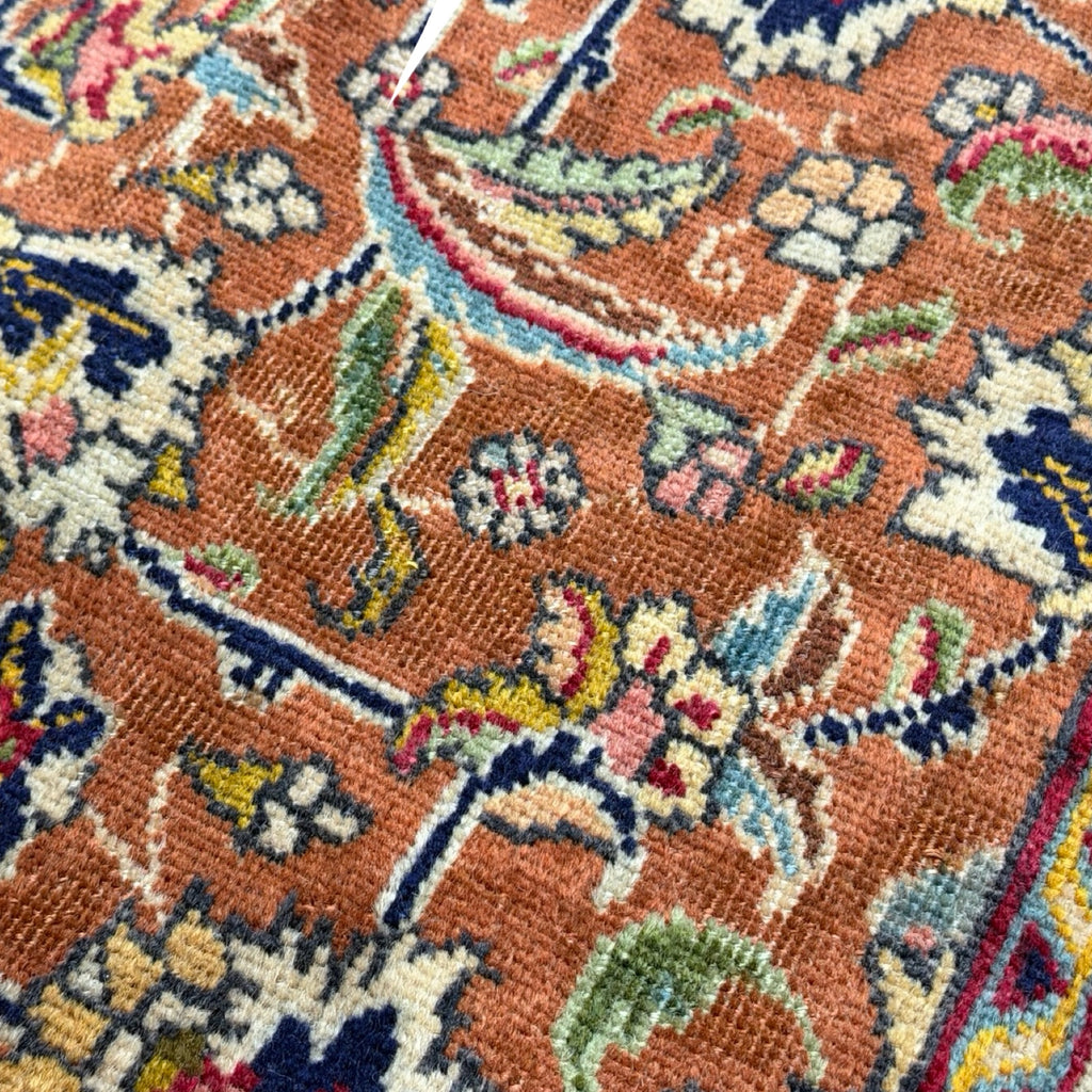 Hand Knotted Persian Vintage Sheykh Safi Rug