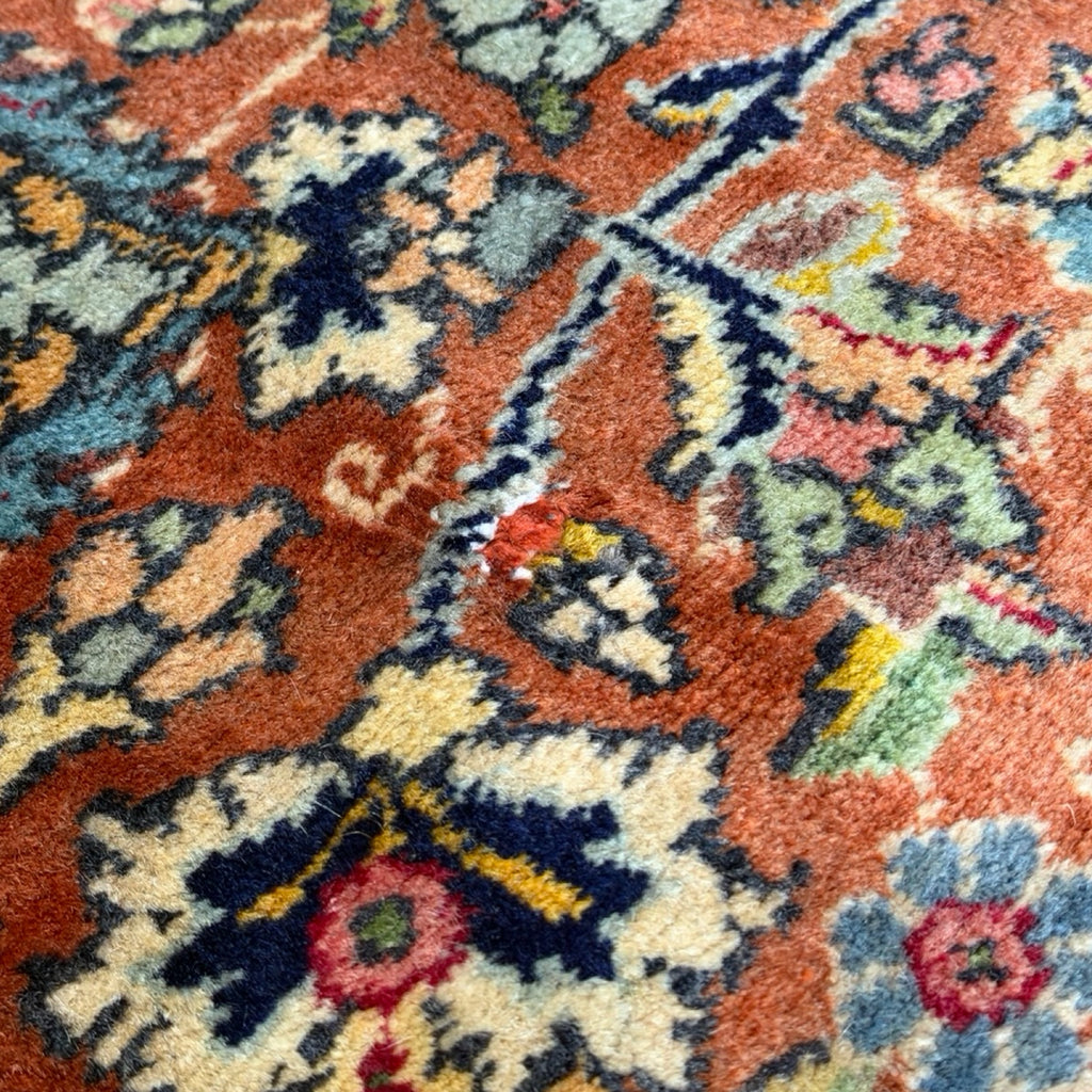 Hand Knotted Persian Vintage Sheykh Safi Rug