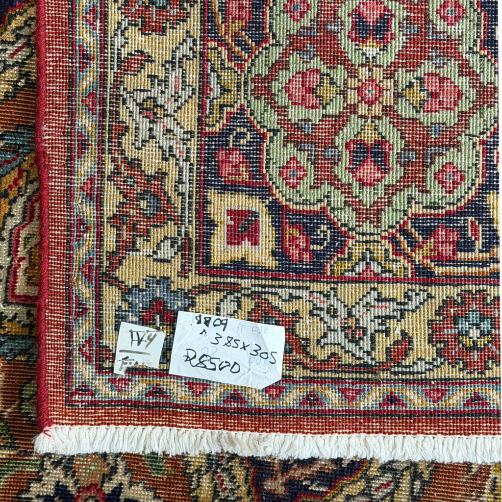 Hand Knotted Persian Vintage Sheykh Safi Rug