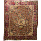 Hand Knotted Persian Vintage Sheykh Safi Rug