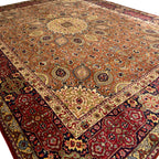 Hand Knotted Persian Vintage Sheykh Safi Rug