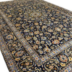 Hand Knotted Bloomy Persian Kashan