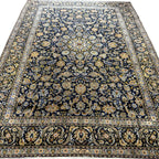 Hand Knotted Bloomy Persian Kashan