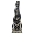 Beautiful Navy Persian Floral Long Passage Runner Rug