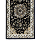 Beautiful Navy Persian Floral Long Passage Runner Rug