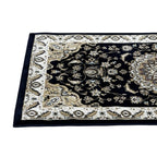 Beautiful Navy Persian Floral Long Passage Runner Rug
